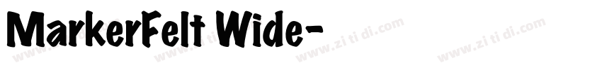 MarkerFelt Wide字体转换